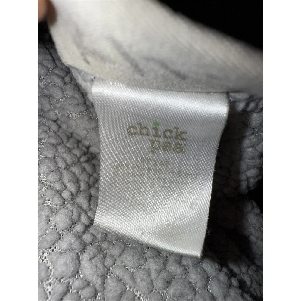 Chick Pea Baby Blanket Plush Gray Sherpa Back Raccoon‎ Deer Owl Bear Tree 30x40